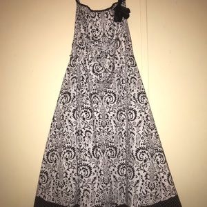 Black and white dress